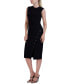 Women's Button-Front Knit Midi Dress