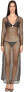 Фото #1 товара Купальник Agent Provocateur Tunic Cover-Up Swimwear Black/Gold 168859 для женщин, размер Large