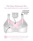 Фото #1 товара Plus Size Easy Enhancer Lace Wireless Bra