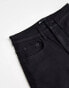 ASOS DESIGN coated skinny jean in black