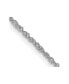 ფოტო #2 პროდუქტის 18K White Gold 18" Singapore Chain Necklace