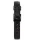 ფოტო #3 პროდუქტის Women's Black Strap Watch 39mm Gift Set, Created for Macy's