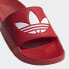 adidas originals Adilette Lite Slides 时尚休闲运动拖鞋 男款 红白