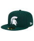 Фото #3 товара Men's Green Michigan State Spartans Throwback 59FIFTY Fitted Hat