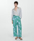 ფოტო #4 პროდუქტის Women's Bow Printed Pants