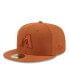 Фото #1 товара Men's Brown Arizona Diamondbacks Spring Color 59FIFTY Fitted Hat