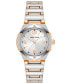 Women's Quartz Silver-Tone and Rose Gold-Tone Alloy Watch, 29mm