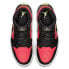 Фото #5 товара Кроссовки Nike Air Jordan 1 Mid Black Hot Punch (W) (Красный, Черный)