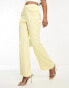 Twisted Tailor jacquard flare suit trousers in yellow Желтый, 38 - фото #1