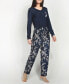 Фото #2 товара Пижама MOOD Pajamas Ultra Soft с длинным рукавом, цвет Вишневый цвет
