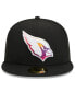 Men's Black Arizona Cardinals 2023 NFL Crucial Catch 59FIFTY Fitted Hat