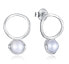 Фото #1 товара Charming earrings with synthetic pearl Elegant 13215E100-60