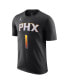Фото #3 товара Men's Devin Booker Black Phoenix Suns 2022/23 Statement Edition Name and Number T-shirt