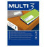 Этикетки для принтера MULTI 3 CD/DVD Ø 117 mm Белый 100 Листья