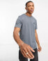 Timberland t-shirt in mountain back print in grey