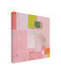 Фото #2 товара Melissa Donoh Pink Squares Canvas Art - 19.5" x 26"