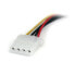 Фото #6 товара StarTech.com 6in SATA to LP4 Power Cable Adapter - F/M - 0.1524 m - Molex (4-pin) - SATA 15-pin - Male - Male - Straight