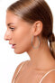 Timeless silver round earrings EA020