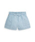 ფოტო #1 პროდუქტის Big Girls Cotton Chambray Camp Shorts