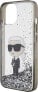 Karl Lagerfeld Karl Lagerfeld KLHCP15SLKKNSK iPhone 15 / 14 / 13 6.1" transparent hardcase Liquid Glitter Ikonik