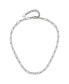 Фото #1 товара Chisel elongated Open Link Paperclip 15 inch Necklace 2 inch Extension