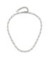 ფოტო #1 პროდუქტის Elongated Open Link Paperclip 15 inch Necklace 2 inch Extension