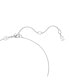 ფოტო #3 პროდუქტის Matrix Pendant, Crystal Pearl, Round Cut, White, Rhodium Plated Necklace