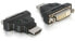 Фото #2 товара Delock Adapter HDMI / DVI - HDMI M - DVI 25-pin FM - Black