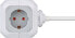 Brennenstuhl 1150090 - 1.4 m - 4 AC outlet(s) - Indoor - IP20 - White - 230 V