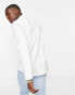 New Look smart long sleeve cotton oxford shirt in white - WHITE