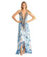 ფოტო #1 პროდუქტის Women's Maxi halterneck dress