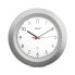 Фото #1 товара Цифровые часы настенные Mebus 19448 - Круглые - Серебро - Белый - Пластиковые - Современные - На батарейках