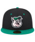 ფოტო #2 პროდუქტის Men's Black Kannapolis Cannon Ballers Theme Nights Kannapolis Qs 59FIFTY Fitted Hat