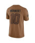 Men's Justin Herbert Brown Distressed Los Angeles Chargers 2023 Salute To Service Limited Jersey