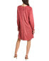 Anne Klein Smocked Trapeze Mini Dress Women's Pink Xs