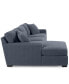 Фото #23 товара Radley 3-Piece Fabric Chaise Sectional Sofa, Created for Macy's