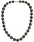 Фото #1 товара EFFY Collection eFFY® Onyx Bead All-Around 18" Statement Necklace