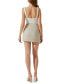 ფოტო #3 პროდუქტის Women's Tracy Front-Zip Mini Skirt