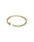 ფოტო #2 პროდუქტის Crystal Round Cut Matrix Tennis Bracelet