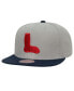 Фото #1 товара Men's Gray Boston Red Sox Cooperstown Collection Away Snapback Hat