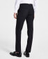 Фото #3 товара Men's Slim-Fit Faille-Trim Tuxedo Pants, Created for Macy's