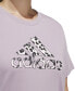 ფოტო #4 პროდუქტის Plus Size Cotton Animal-Print Logo Short-Sleeve T-Shirt