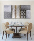 Фото #5 товара Stacked 1 Textured Metallic Hand Painted Wall Art by Martin Edwards, 30" x 60" x 2"