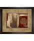 Фото #1 товара Inspiration in Crimson by Patricia Pinto Framed Print Wall Art, 34" x 40"