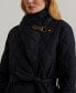 ფოტო #3 პროდუქტის Women's Asymmetric Belted Quilted Coat