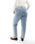 Фото #20 товара ASOS DESIGN Curve slim mom jeans in mid blue