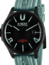 Фото #1 товара Наручные часы Bob Mackie Quartz Black Alloy Watch 37mm.