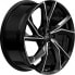 Колесный диск литой MM Wheels MM07 glossy black machined 9x20 ET45 - LK5/120 ML65.1