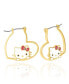 ფოტო #1 პროდუქტის Sanrio Heart Hoop Earrings