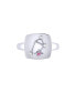 ფოტო #3 პროდუქტის Libra Scales Sterling Silver Pink Tourmaline Gemstone Diamond Signet Ring